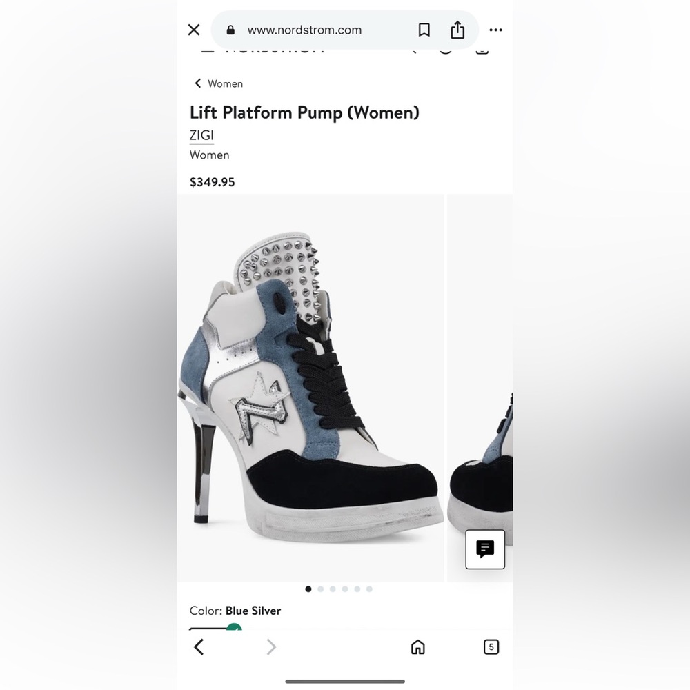 Lift Platform Pump (Women) ZIGI Size 7